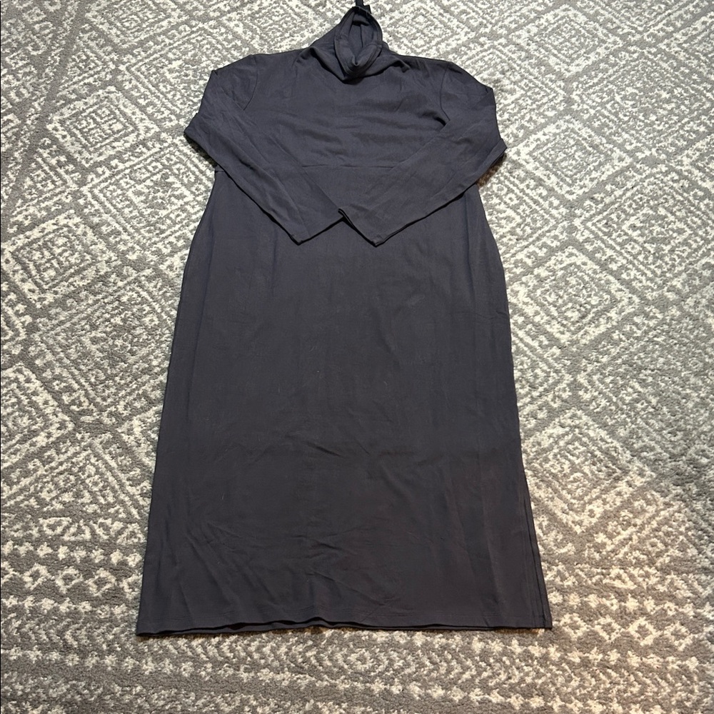 Women with Control Charcoal Long Sleeve Dress